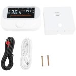 Eosnow thermostat programmable sans fil pour la maison, lcd, application intelligente, commande vocale, ...