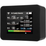 Eosnow - tuya wifi compteur de qualit� de l'air 13 en 1 le moniteur d'int�rieur d�tecte le co? tvoc hcho ...