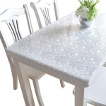 �paisseur 1, 3 mm, taille 60x120 cm. nappe en pvc, protection pour meubles, imperm�able, facile � nettoyer, ...