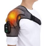 paulire chauffante avec vibration, bandoulire lectrique rglable, paulire pour homme ou femme, ...