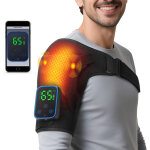 �pauli�re chauffante avec vibration, massage epaule bandouli�re �lectrique r�glable, �pauli�re pour support ...