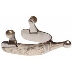 Eperons am�ricains en acier inoxydable avec traitement de la fleur et de la tige sph�rique