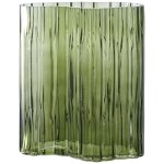 Vase d�coratif lugano, verre, vert, 21, 5x12x26, 5 cm