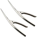 �plucheur crevettes, lot 2 outils d�veinage crevettes, couteau �plucheur crevettes en acier inoxydable, ...