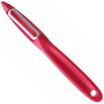Éplucheur universel, dentelé, longueur 175 mm - rouge Éplucheur universel, dentelé, longueur 175 mm - rouge