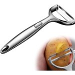 Eplucheur lgumes en acier inoxydable - conome lgumes professionnel - matriau pais et facile  plucher ...