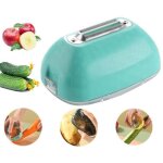 �plucheur, �plucheur de l�gumes, �conome fruits multifonctionnel, avec bo�te de rangement, pour pomme, ...