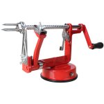 Eplucheur de pomme - (3 lames supplmentaires) coupe pomme, enleve trognon and epluche, inox lames, base ...
