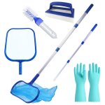 Epuisette de fond piscine, epuisette piscine fond, epuisette de fond piscine avec manche telescopique, ...