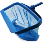 puisette pour piscine, outil de nettoyage robuste pour feuilles mortes, sac filet  mailles fines bleu ...