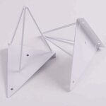 Fei yu - equerre etagere flottantes forme en tringulo geomtrico, 16 x 17. 5 cm supports etagere dissimul ...