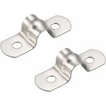 Ersandy - 50 pices 8mm u - tube 304 colliers de serrage en acier inoxydable colliers de fixation de ...