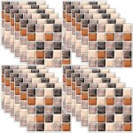 Ersandy - autocollant de tuile mosaque 18 pices papier peint amovible mur auto adhsif pour la salle ...