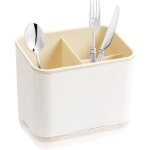 Ersandy - egouttoir � couverts, fourchette cuill�re organisateur rack avec 3 compartiments avec �gouttoir, ...