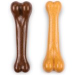 Ersandy - jouet chien indestructible, os a macher pour chien, jouets pour chiens saveur lgre de boeuf ...