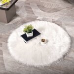 Ersandy - peau de mouton synthtique faux peau de mouton imitation moquette peau d'agneau tapis fluffy ...