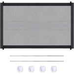 Ersandy - porte magique pour chiens, barrire d'escalier de scurit pour chiens avec les crochets et ...