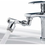 Ersandy - robinet à rallonge rotatif multifonctionnel, 1080°extension robinet en laiton, economiseur ... Ersandy - robinet à rallonge rotatif multifonctionnel, 1080°extension robinet en laiton, economiseur ...