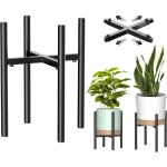 Support plantes, tagre plantes en metal dans un style simple, support pot de fleur intrieur et extrieur ...