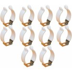 Ersandy - u tube pince, 10 pice acier inoxydable u tube pince, collier serrage, acier inoxydable collier ...