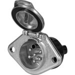 Es034 prise femelle pour remorque [bornes - prise m�le 7 p�les type s] aluminium - secor�t