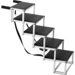 Mophorn escalier pour chien pour voitures, large rampe pliable en 5 marches pour chien. aluminium l�ger, ...