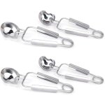 Escargot lot de 4 pinces � escargots en acier inoxydable pour cuisine