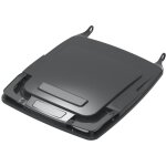 Ese - couvercle pour conteneur � d�chets 240l - robuste - 100% recycl� - gris - fabriqu� en france