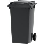 Ese - france conteneur poubelle  dchets 2 roues - 240l - robuste et conomique - 100% recycl - gris ...