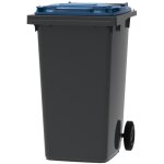 Ese - france conteneur poubelle  dchets 2 roues - 240l - robuste et conomique - 100% recycl - gris ...