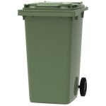 Ese - france conteneur poubelle  dchets 2 roues - 240l - robuste et conomique - 100% recycl - vert ...