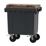 Ese - france conteneur poubelle  dchets 4 roues - 400l - robuste et professionnel - 100% recycl - ...