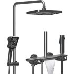 Esip - colonne de douche dorée laiton ensemble douche mural 4 fonctions kit système de douche hauteur ... Esip - colonne de douche dorée laiton ensemble douche mural 4 fonctions kit système de douche hauteur ...