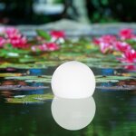 Esotec solar lampe flottante float 25 boule lumineuse flottante outdoor ip66 102619 Esotec solar lampe flottante float 25 boule lumineuse flottante outdoor ip66 102619