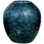 Esprit home esprit azul cristal modern blue vase