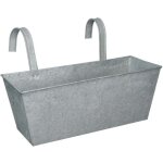 Esschert design - jardinière balcon en zinc à suspendre (lot de 2) Esschert design - jardinière balcon en zinc à suspendre (lot de 2)