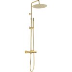 Essebagno colonne de douche thermostatique luisa ii or bross