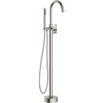Essebagno colonne de sol mécanique charme pour baignoire ilot façon inox Essebagno colonne de sol mécanique charme pour baignoire ilot façon inox