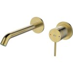 Essebagno lollipop mitigeur encastr� lavabo or bross�