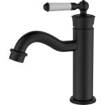 Essebagno - mitigeur lavabo bas leeds noir