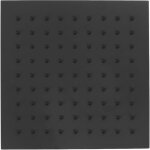 Essebagno pomme de t�te inoxa extra plate carr� 200mm noire