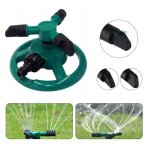 Arroseur de jardin rotatif automatique  trois bras 360