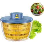 Essoreuse � salade automatique sans fil usb 4000 ml d�shydrateur automatique pour fruits et l�gumes, ...