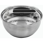 Secret de gourmet - essoreuse  salade en inox - 3, 5 l