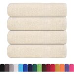 Essuie - mains 4 pcs crème 50x100 cm 360 g / m² 100% coton vidaxl Essuie - mains 4 pcs crème 50x100 cm 360 g / m² 100% coton vidaxl