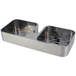 Tendance - etagere abs adaptable selon diametre colonne de douche - chrome