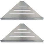 �tag�re d'angle de douche pour salle de bain, lot de 2 en acier inoxydable, haute qualit�, design d'angle ...