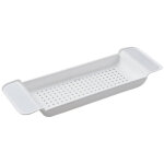 �tag�re de baignoire, �tag�re de comptoir de baignoire, support de douche extensible, bac de rangement ...