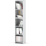 �tag�re blanche de bureau 40cm 5 �tag�res polonais debout pour le salon de jouets