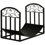 �tag�re � b�ches pour le rangement du bois de chauffage. charge maximale : 60 kg. dimensions : 60, 5 ...
